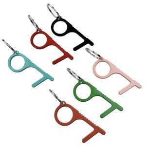 Antiviral no touch keychain, 6 colors  - new